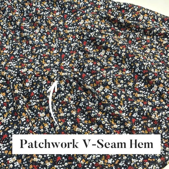 Women's Chiffon Floral Dresses Casual Summer Boho Flutter Sleeve Flowy Skater We - Picture 3 of 7